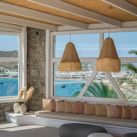 빌라 Delta - Heated Pool Option - Mg Mykonos 오르노스